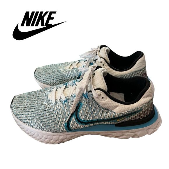 Nike React Infinity Run Flyknit 3 Blue Orbit Men's Sneakers 13 - Picture 2 of 6